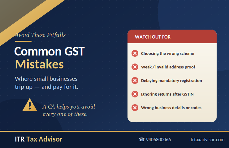 Common GST Registration Mistakes 740x480 Common GST Registration Mistakes 740x480