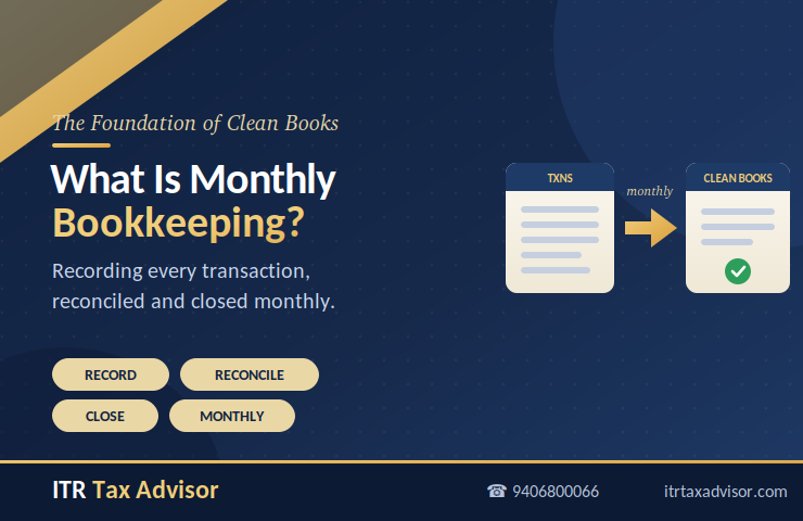 What Is Monthly Bookkeeping 740x480